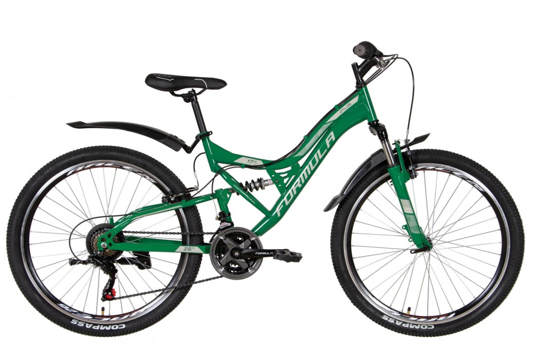 Фотография Велосипед Formula ATLAS AM2 Vbr 26" рама М (2022) Зеленый